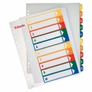 Przekładki plastikowe ESSELTE A4 z możliwością nadruku 1-10 kart 100213